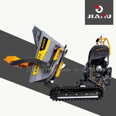 Jiamu Gasoline Engine Full Hydraulic Gmch500-S with 500kg Mini Construction Equipment Loaders with CE for Sale