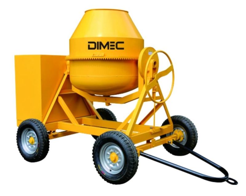 Pme-Cm700 Movable Concrete Mixer 560L Mixing Capacity with Diesel Engine