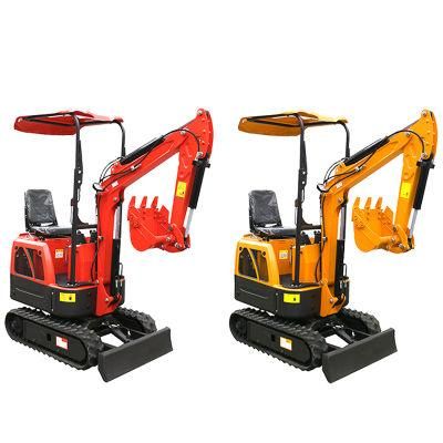Vtw-10 1.0 Ton Multifunction Hydraulic Diesel Mini Crawler Excavators