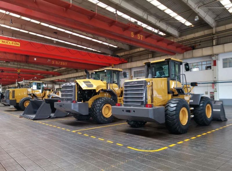 5t Wheel Loader Lovol 3m3 Bucket Shovel Loader FL958h