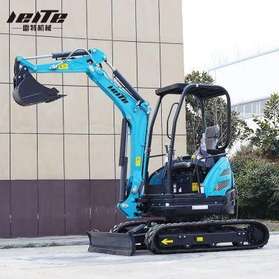 Chinese Mini Excavator China New Smallest Crawler Excavator Micro Mini Agricultural 2 Ton with Cab Excavator Low Price