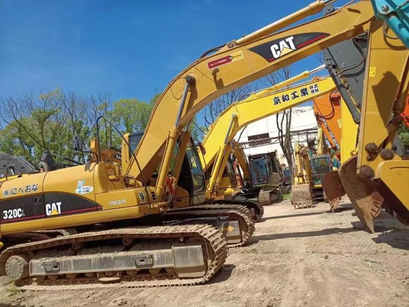 Caterpillar 320cl 20 Ton Crawler Excavator Digger Cat320 323 325 330 Used Second Hand Crawler Parts Digger Hitachi Excavators Excavadora Usada Excavtrice Pelle