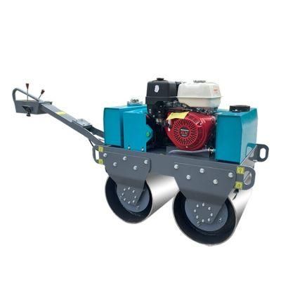 500-600-800kg Walk Behind Japan Engine Double Wheels Road Roller Thailand