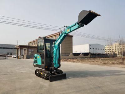 1.7ton Mini Excavator Construction Equipment Mini Track Digging Machine Mini Excavator