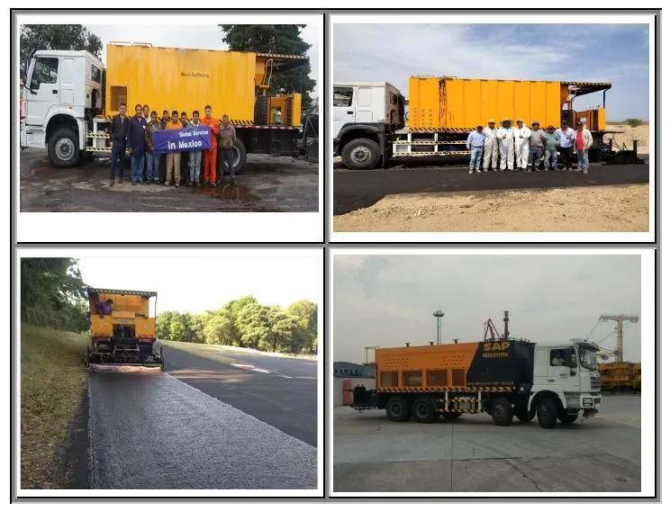 HOWO Shacman 8X4 6X4 Chassis Asphalt Emulsion Spraying Slurry Sealer Width 4m Micro Surfacing Machine Slurry Sealer Slurry Seal Truck for Sale