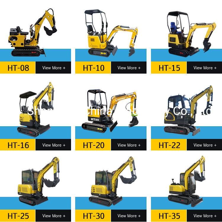 1 T Small Excavator/Mini Excavator /Small Digger with Foldable Rollover Protective Structure