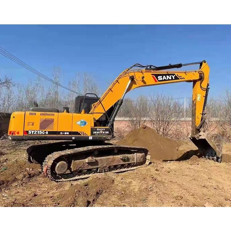 Used Sany Excavator Sy215c 215-9 Excavator Second Hand Sany 215 245 265 Medium Excavators