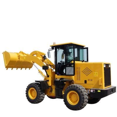 3 T Payload 2.5 Cbm Bucket Capacity Front Wheel Telescopic Loader