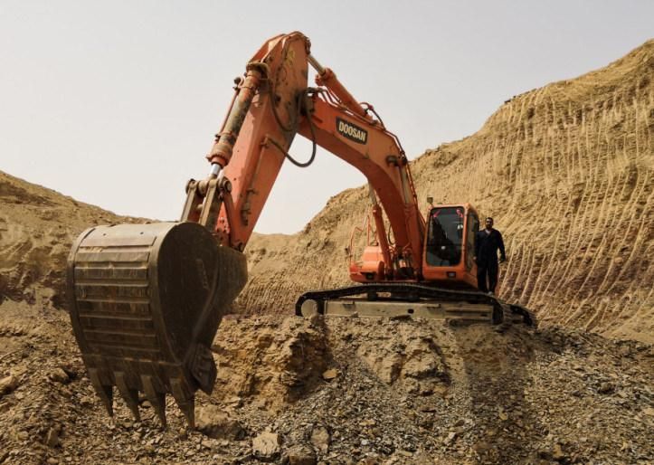 Aftermarket Bucket Tooth V13syl on Mini Excavator