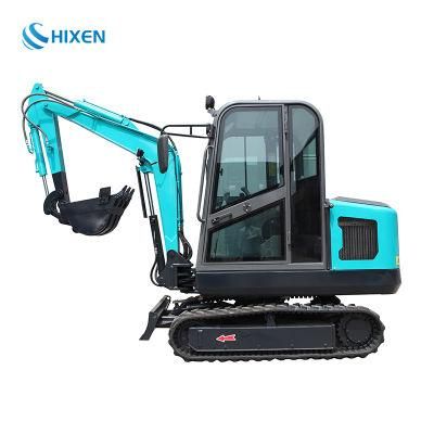 2020 New 2.2 Ton 2.5ton 3.5t Hx25 Mini Small Hydraulic Crawler Digger Machine Excavators for Mini Construction Works with Closed Cabin for Sale