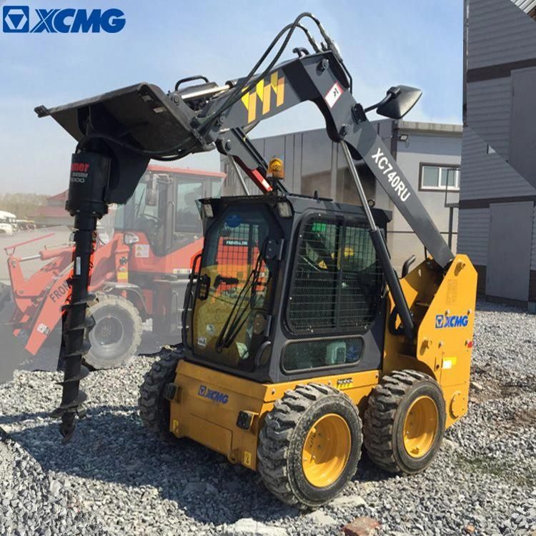 XCMG Multi-Function Mini Skid Steer Loader Xc740K Chinese Brand Skidsteer Loader with Attachment for Sale