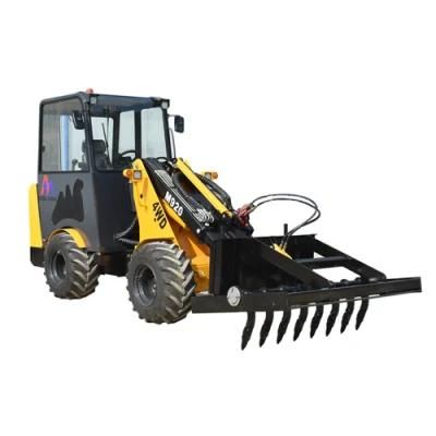 Steel Camel Mini Articulated Tractor Loader with Land Plane