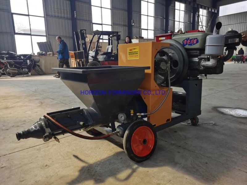 Mobile Cement Mortar Spray Machine for Concrete Wall Decoration