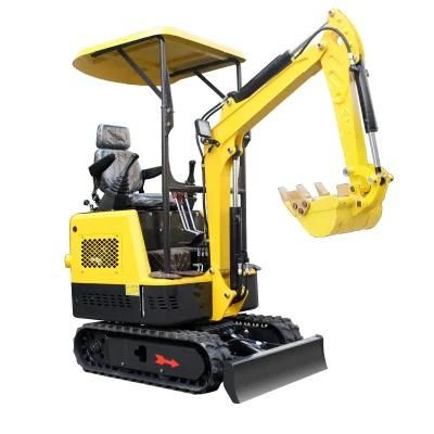 High Performance 1.5tons Small Mini Excavator Machine with CE