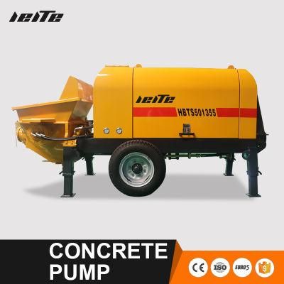 High Efficiency Small Stationary Electric Hydraulic Concrete Pump Mini Concrete Pump for Sale