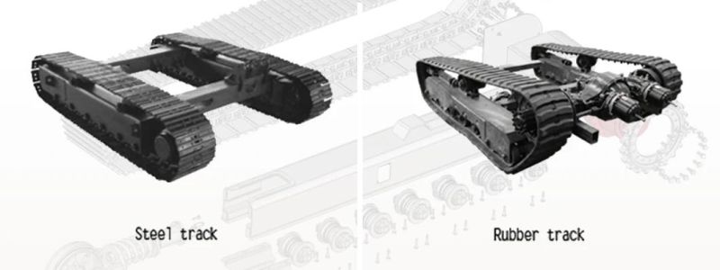 Factory OEM Customized Hydraulic Motor Crawler Undercarriage for Pile Hammer Pile Driver Drilling Machine