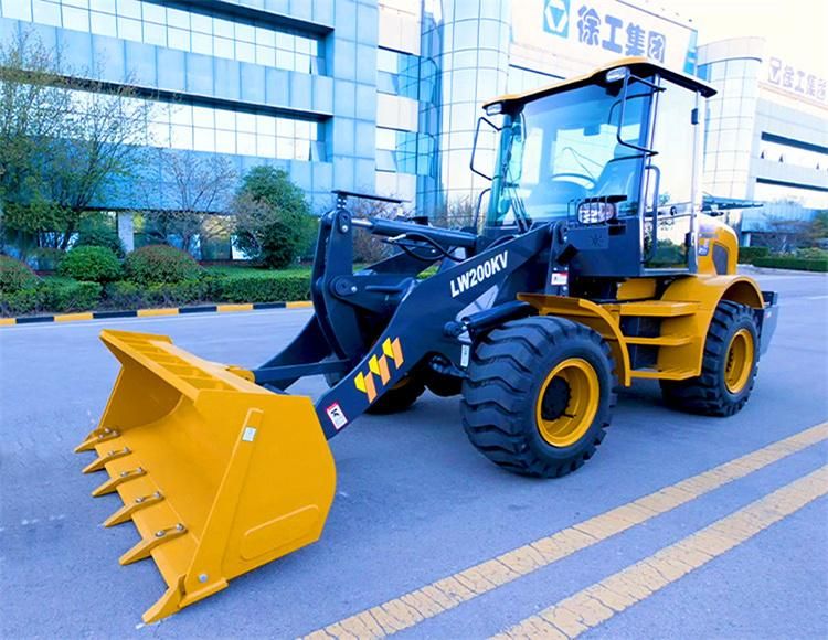 XCMG Official Wheel Loaders Lw200kv 2 Ton Mini Tractor Front Loader for Sale