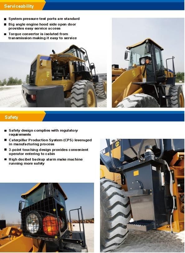 S. E. M Wheel Loader 3ton 636D Hydraulic Front Wheel Loader Price