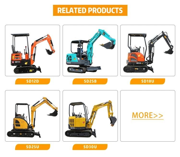 Cash Coupon Sale 6ton Mini Excavatorsmini Digger Excavator Earth-Moving Hydraulic Crawler Excavator