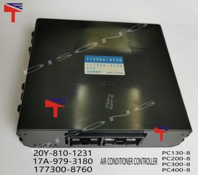 Excavator PC130-8 PC200-8 PC300-8 PC400-8 OEM Air Conditioner Controller 17A-979-3180 20y-810-1231 177300-8760