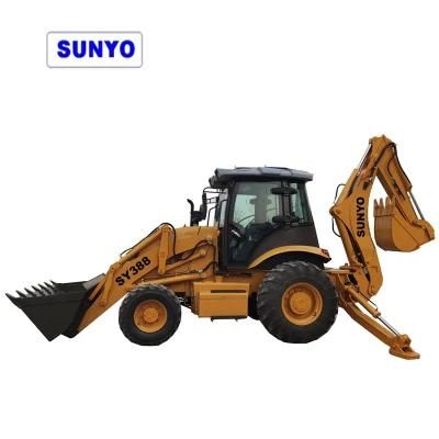 Sunyo Sy388 Backhoe Loader Is Excavator and Mini Wheel Loader, Best Construction Equipments