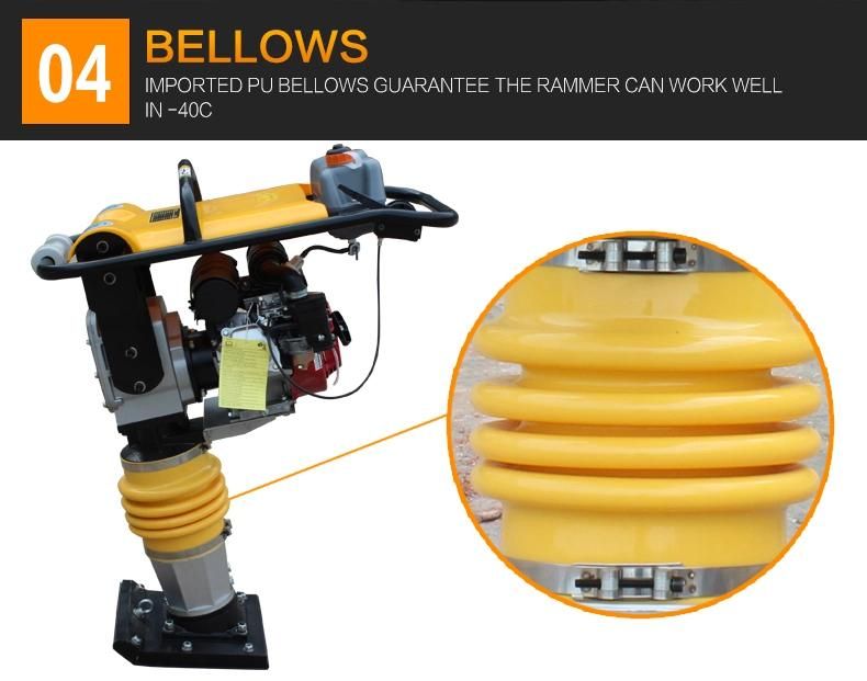 RM80 Gasoline Engine Earth Rammer New Design Vibrating Rammer Compactor Wholesale Tamping Rammer for Sale