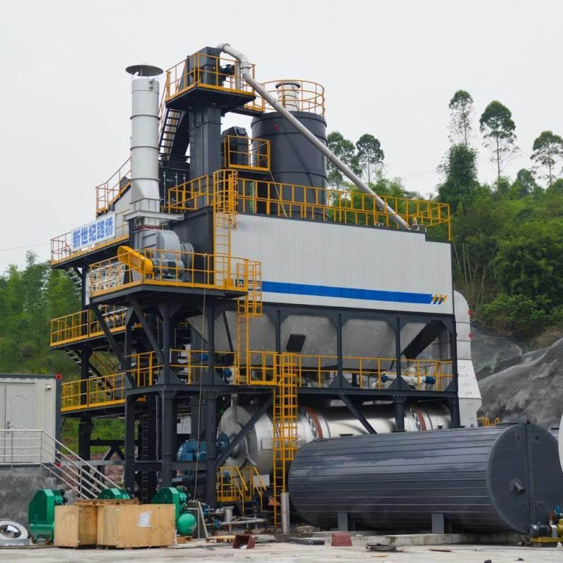 Official Drum Containerized 400t/H Hot Material Asphalt Mixing Plant Xap400