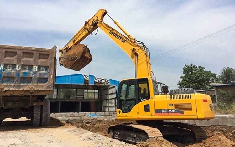 Shantui Excavating Machine Se245LC 25 Ton Crawler Excavator for Sale