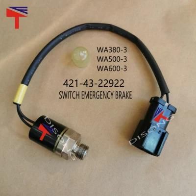 High Pressure Switch for Wa380-3 Wa500-3 Wa600-3 of Excavator Emergency Switch 421-43-22922