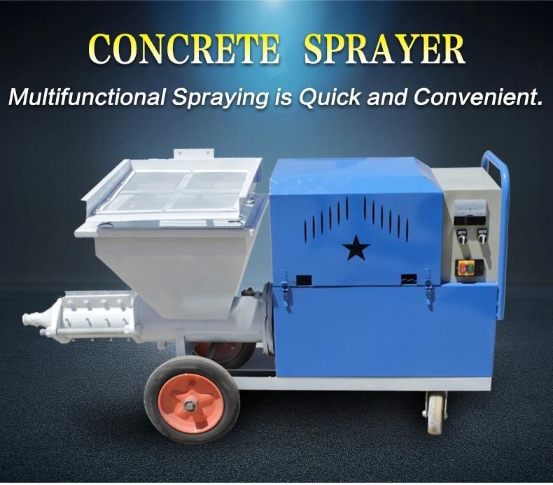 511 Mortar Spray Machines 7.5kw Automatic Mortar Spray Machine Concrete Spraying Machine