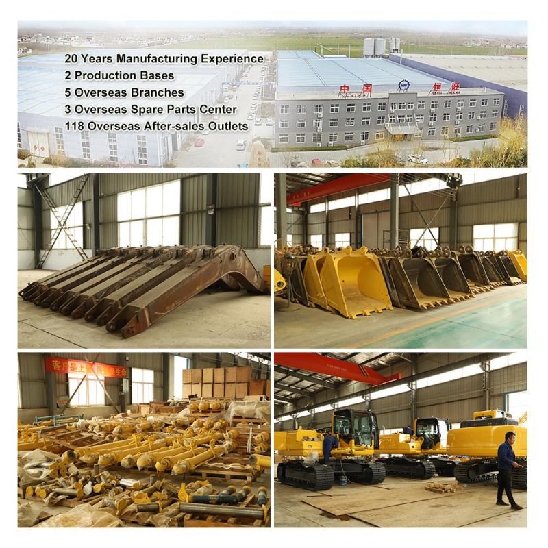 High Efficiency 124kw Rated Power Big Crawler Excavator for Sale