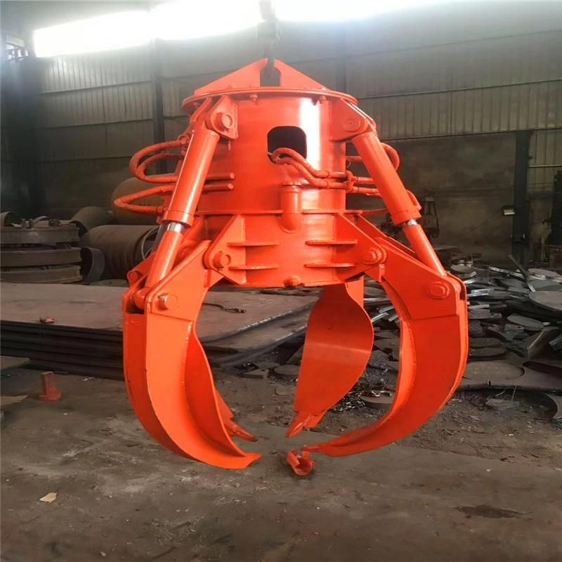 Mingdao Crane Brand Hydraulic Grab Bucket with Orange Peels for Sale