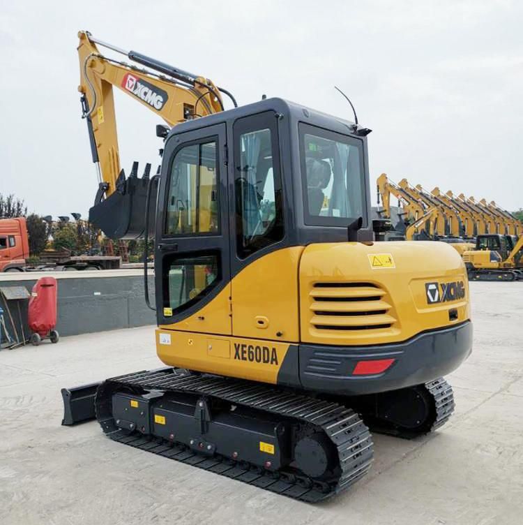 XCMG Official Xe60da Chinese New 6ton Tractor Mini Excavator for Sale