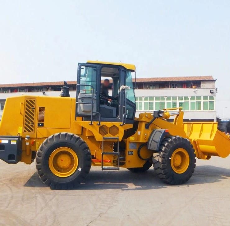 China Wl40gu 4ton Long Wheelbase Front End Wheel Loader for Mining with Strong Diesel Engine