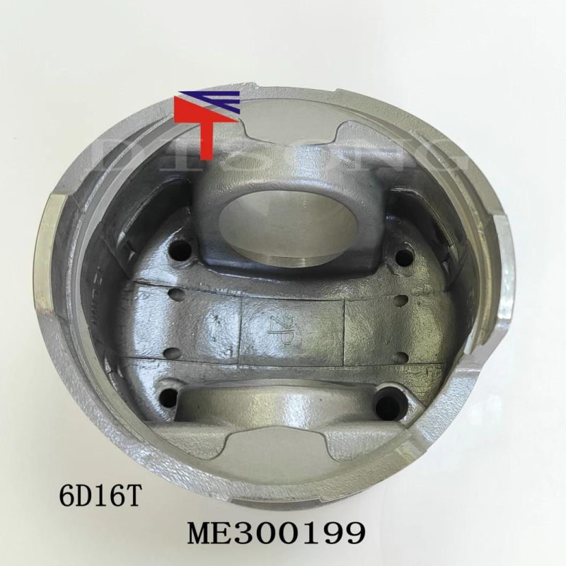 High-Performance Diesel Engine Engineering Machinery Parts Piston Me300199 for Engine Parts 6D16t HD1430-3 Sk330-6e Generator Set Diameter 118mm