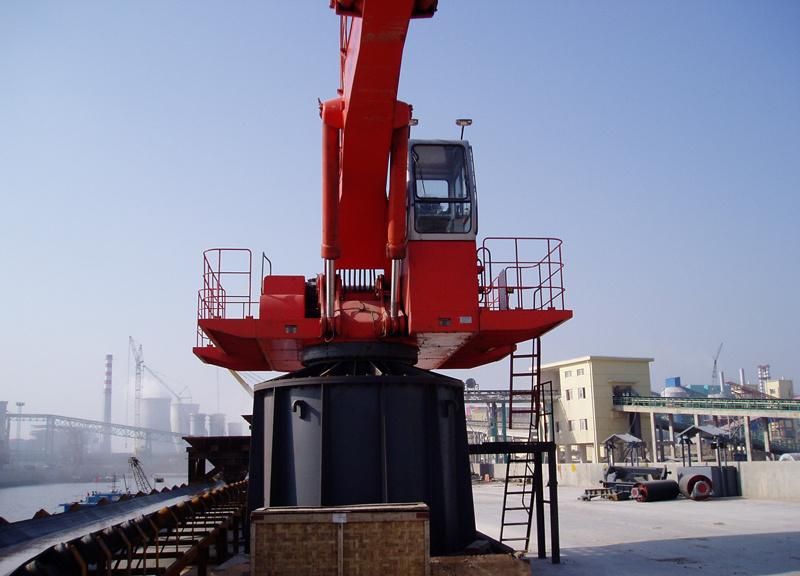 Bonny Wzd46-8c Stationary Electric Hydraulic Material Handler for Unloading Bulk Material at Wharf From Ship Barge