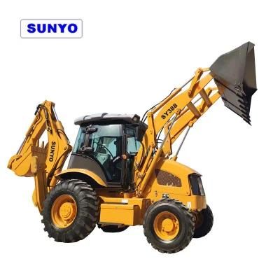 Sy388 Backhoe Loader Is Sunyo Best Construction Equipment as Excavator and Wheel Loader