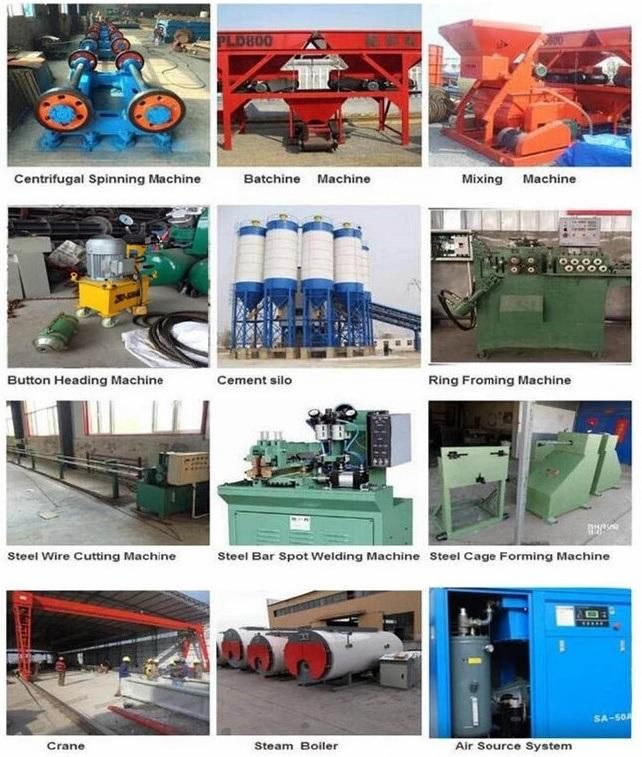 China Factory Prestressed Phc Pile Production Line Machine