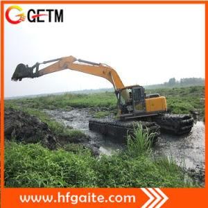 Designed for Operating on Land as Well as in Water Amphibious Excavator