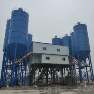 Hzs120 Concrete Mixing Batch Plant for Road Pavement Construction Project