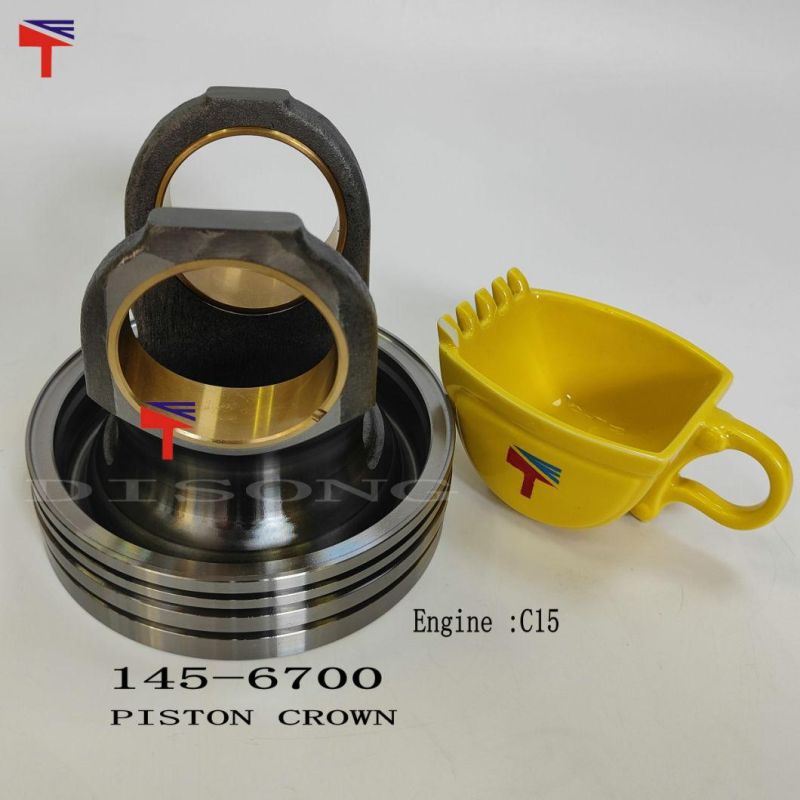 High-Performance Diesel Engine Engineering Machinery Parts Piston Crown 145-6700 for Engine Parts C15 Generator Set
