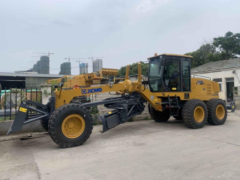 Road Grader 165HP Motor Grader with Cummins Engine Gr165 Three Ripper Shank