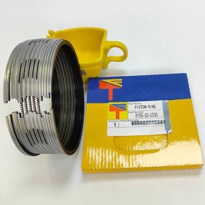 High Quality Diesel Engine Mechanical Parts Piston Ring 6150-32-2030 for Excavator Parts PC400-6 Wa470 Engine Parst S6d125 Generator Set