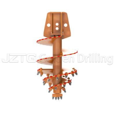 Rotary Drilling Rig Conical Rock Auger Accessories for Foundation Construction Engineering Piling for Uncased Bores Loose Dense Soil