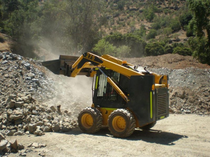 Changlin Mini Skid Steer Loader 500kg 700kg 850kg Skid Steer Loader 275f