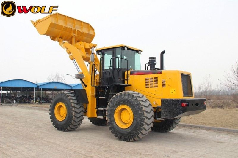 Front Digger Wl968 Bulldozer Wheel Loader with Construction Equipment