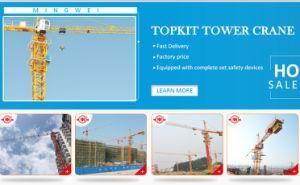 China Manufacture Construction Tower Crane Qtz50 Tc4810-Max. Load: 4t/Jib 48m