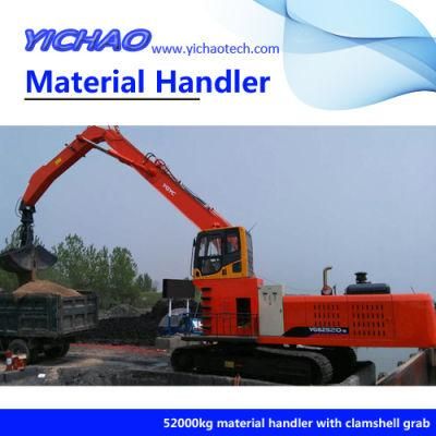 48ton Diesel and Electric Grabbing Crane China Hydraulic Material Handler Equipment for Sale