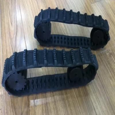 50mm Wide Rubber Track for Robots Continuous with Joint Free