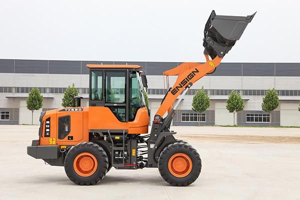 2 Ton Front Wheel Loader Chinese Brand Ensign Yx620 with Yuchai Engine